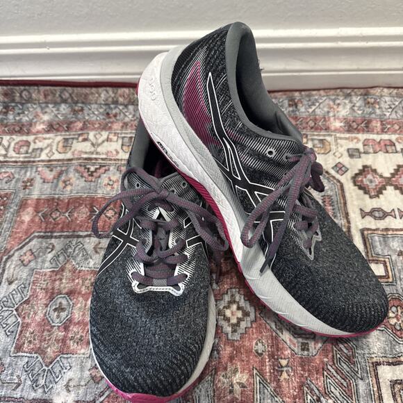 Asics Shoes Women's 9 GT-2000 Running Sneakers 1012B045 Gray Fabric Lace Up 9.5 - Picture 2 of 8